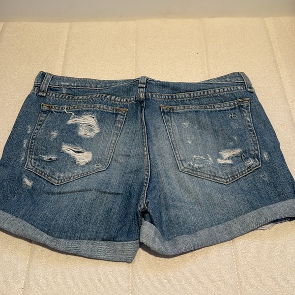 Rag & bone distressed denim shorts size 27 - Picture 4 of 4